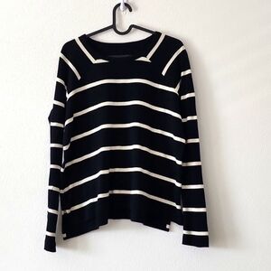Rag and bone Oversize stripe long sleeve top Nautical Pima Cotton Size XS